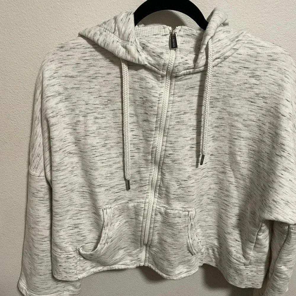 Calvin Klein performance gray‎ zip up sweater size Small